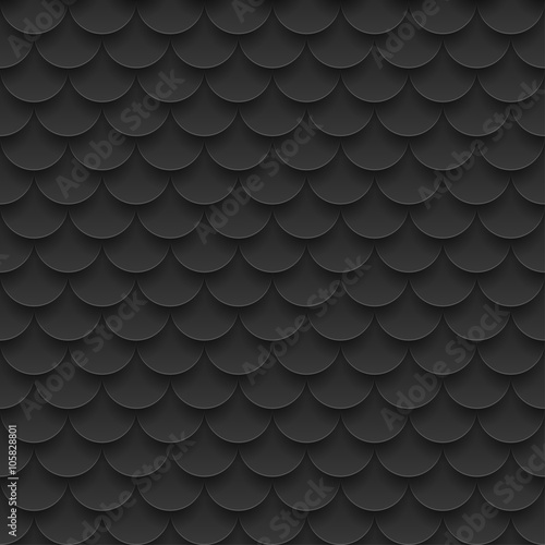 Tile, fish scales seamless pattern. Abstract background. Vector Illustration