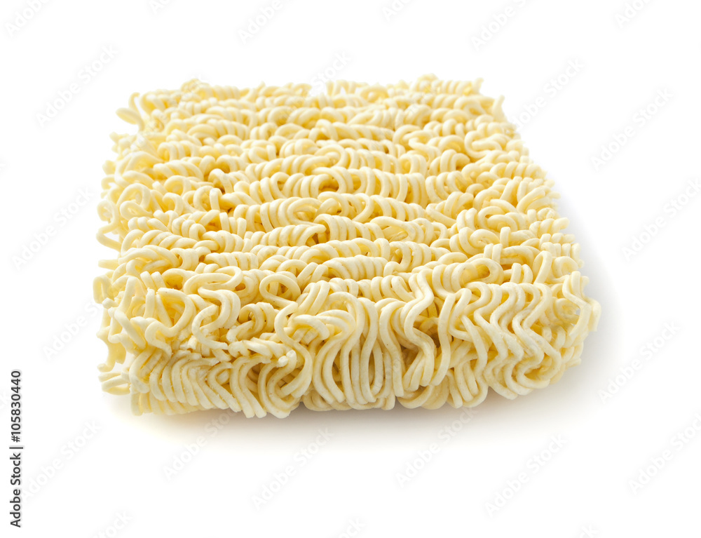 Instant noodles isolated on white Instant noodles isolated on white