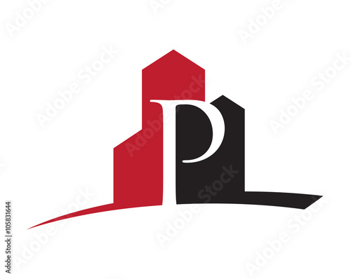 P building letter logo