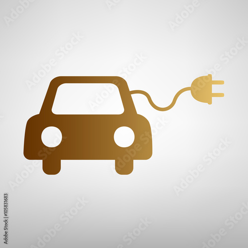 Eco electrocar sign