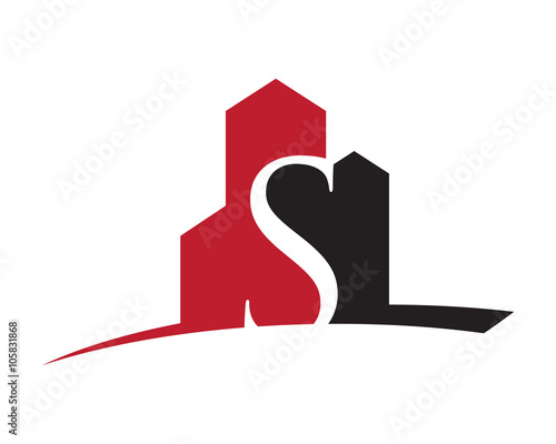 S building letter logo