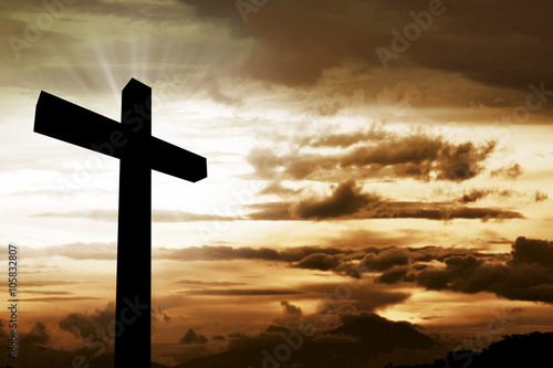 Wooden christian cross