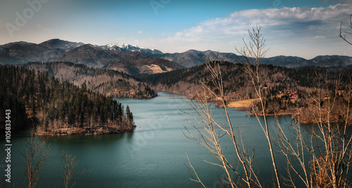 Lake panorama photo