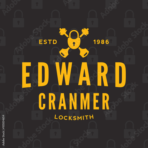 name based locksmith emblem