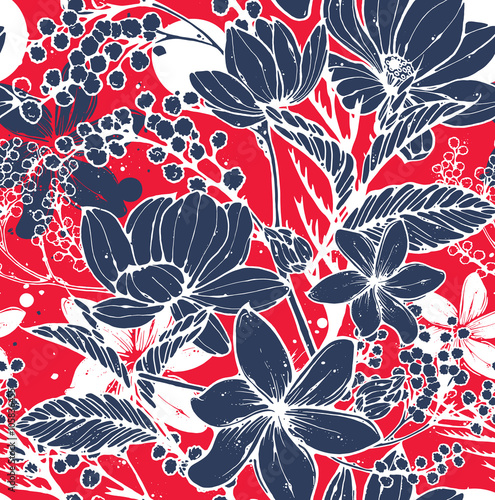 Floral seamless pattern