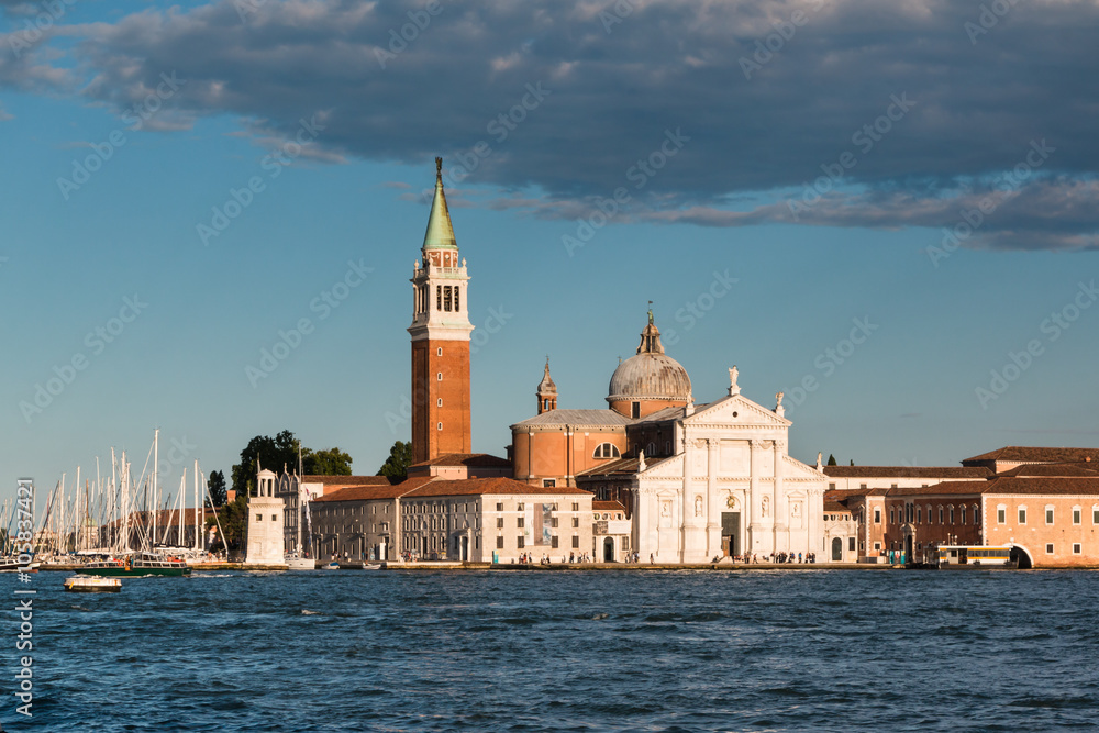 San Giorgio Maggiore Church and Campanile in Venice, Italy San Giorgio Maggiore Church and Campanile in Venice, Italy