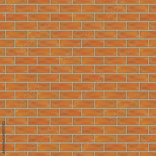 Vector seamless brick texture