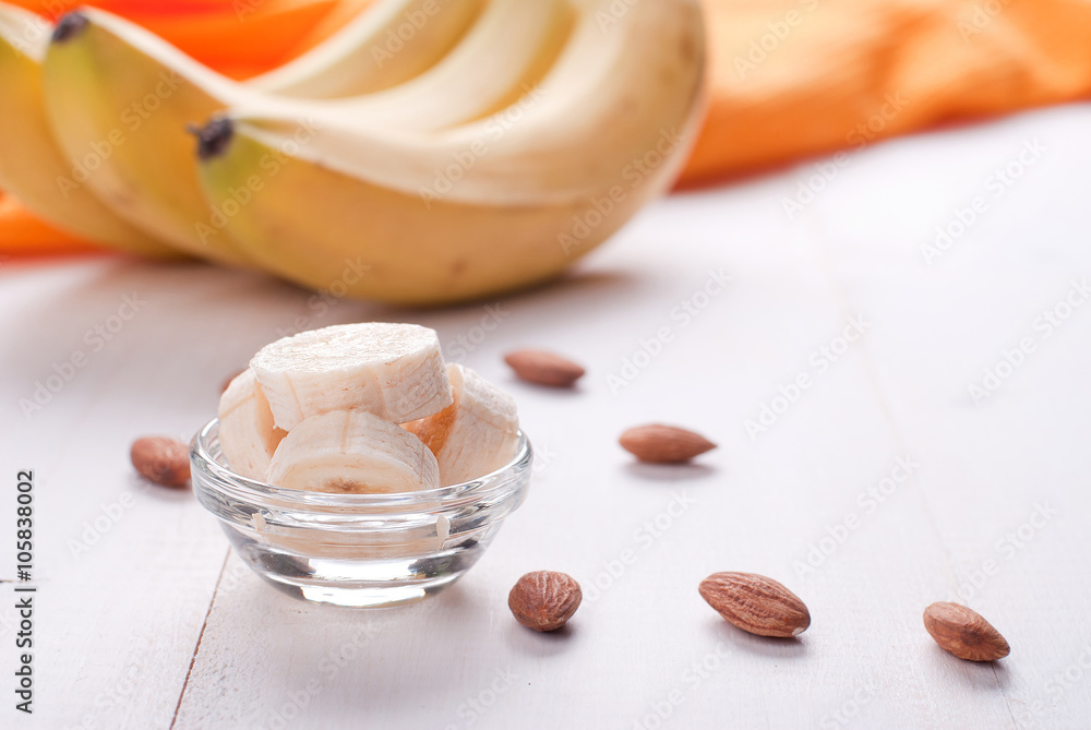 banana and almonds banana and almonds