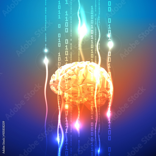 Abstract concept of human brain activity
