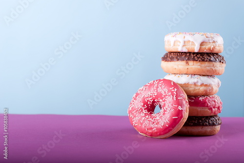 Fotobehang donuts