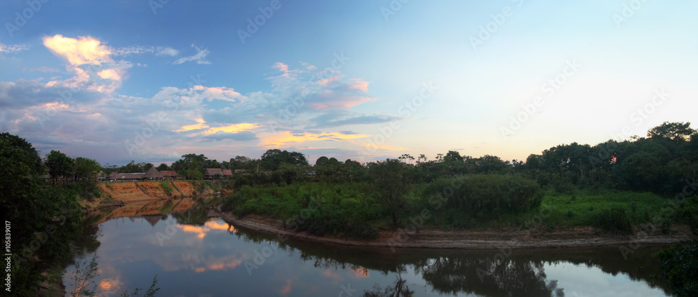 Village in the Amazon
