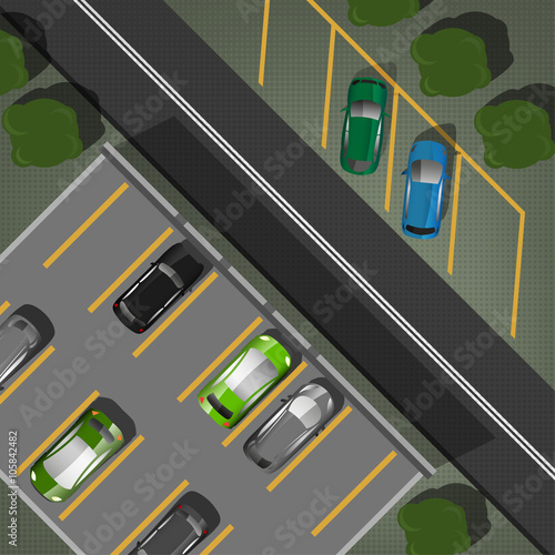 City parking image