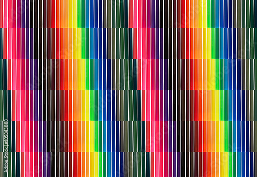 Color Felt Tip Pen Background
