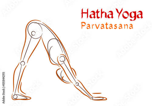 Хатха-йога. Parvatasana