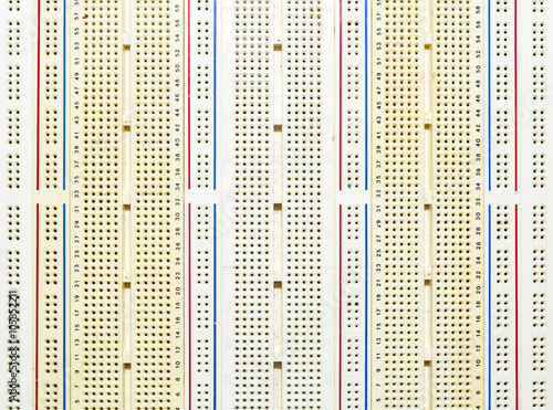 Electronic PCB Breadboard test circuit for Education photo