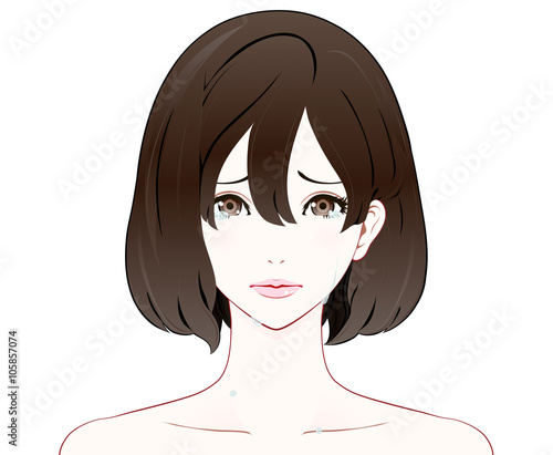 女性の表情 / 泣き顔 / ヌード