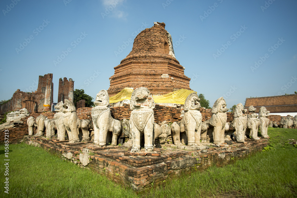 Fototapeta premium ASIA THAILAND AYUTHAYA WAT THAMMIKARAT