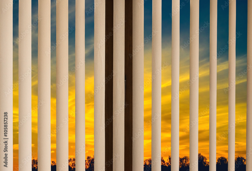Fototapeta premium window blinds