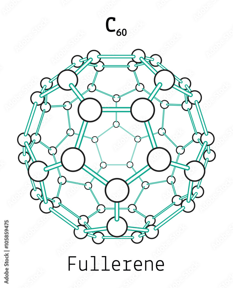 C60 fullerene molecule C60 fullerene molecule