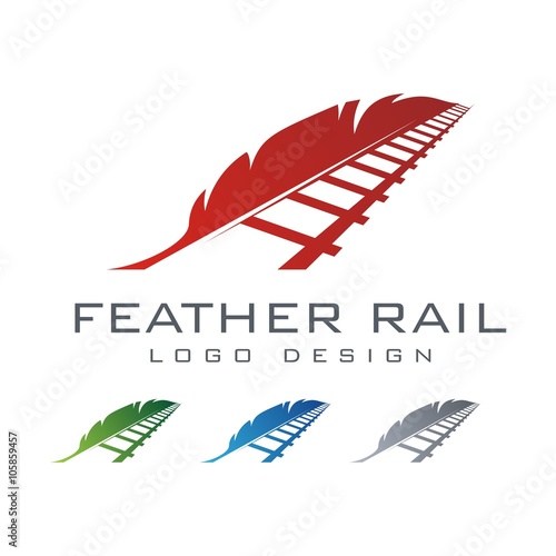 Rail Logo, Feather Logo
