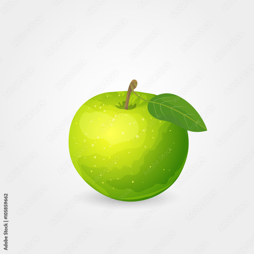Ripe green apple Ripe green apple