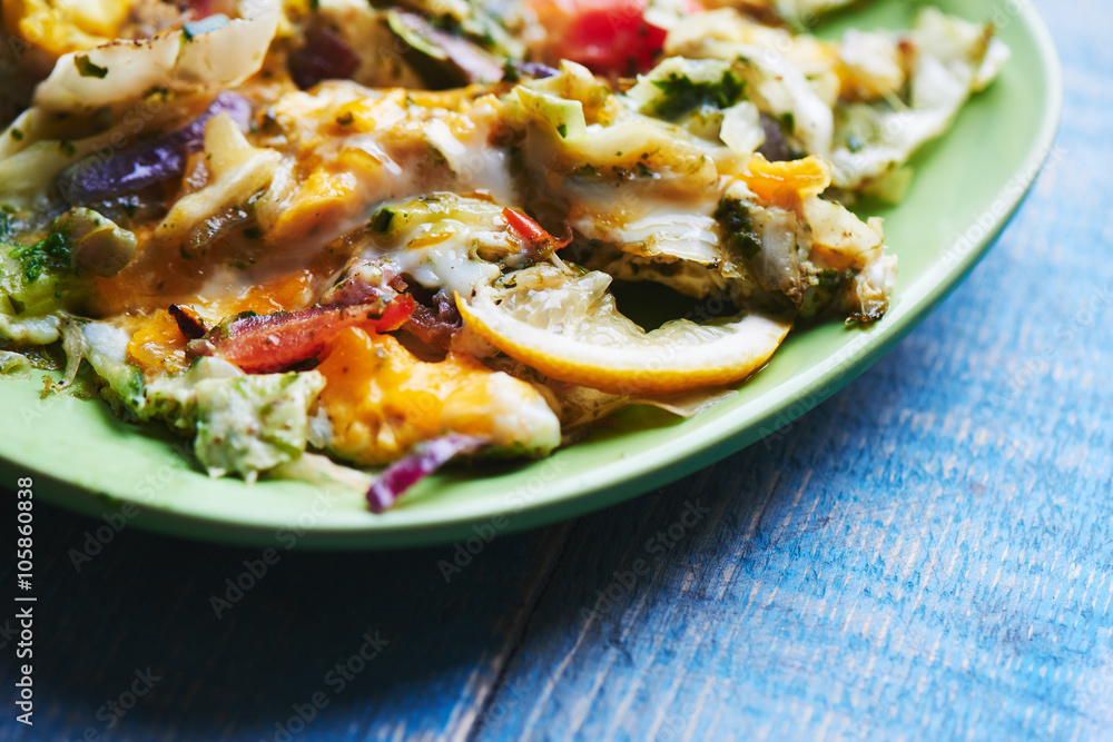 Vegetable scrambled eggs Vegetable scrambled eggs