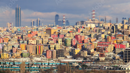 unplanned urbanization is a great problem for metropolis like Istanbul city © yavuzsariyildiz