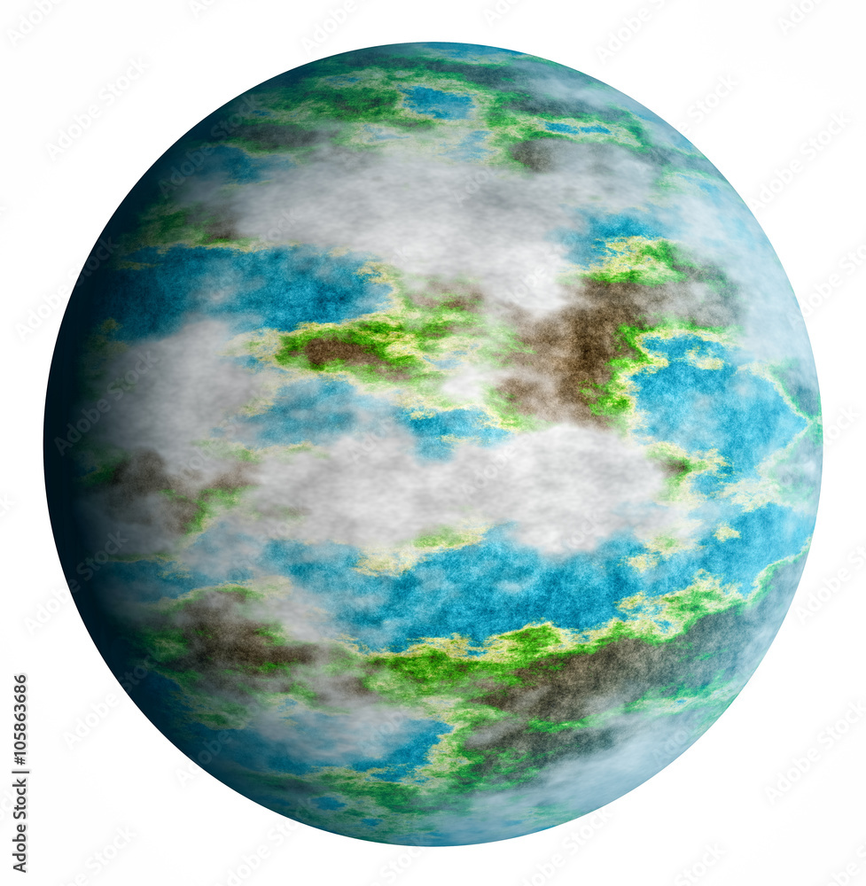 Planet earth isolated on a white background Planet earth isolated on a white background
