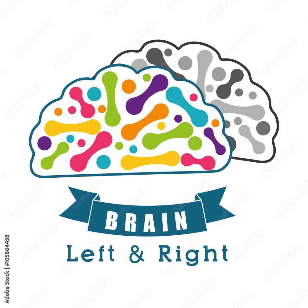 Fototapeta premium Thinking and brain design