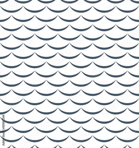 Vector seamless texture. Modern abstract background. Geometric pattern with fish scales.