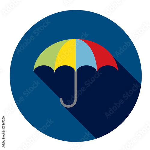 Flat Style Vector UMBRELLA Icon