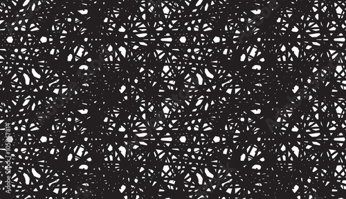 black and white ethnic seamless pattern