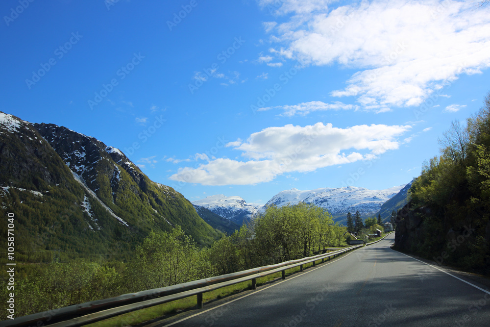 Spring Norway landscape