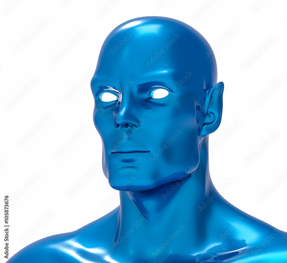3D Isolated Fiction Humanoid Illustration 3D Isolated Fiction Humanoid Illustration