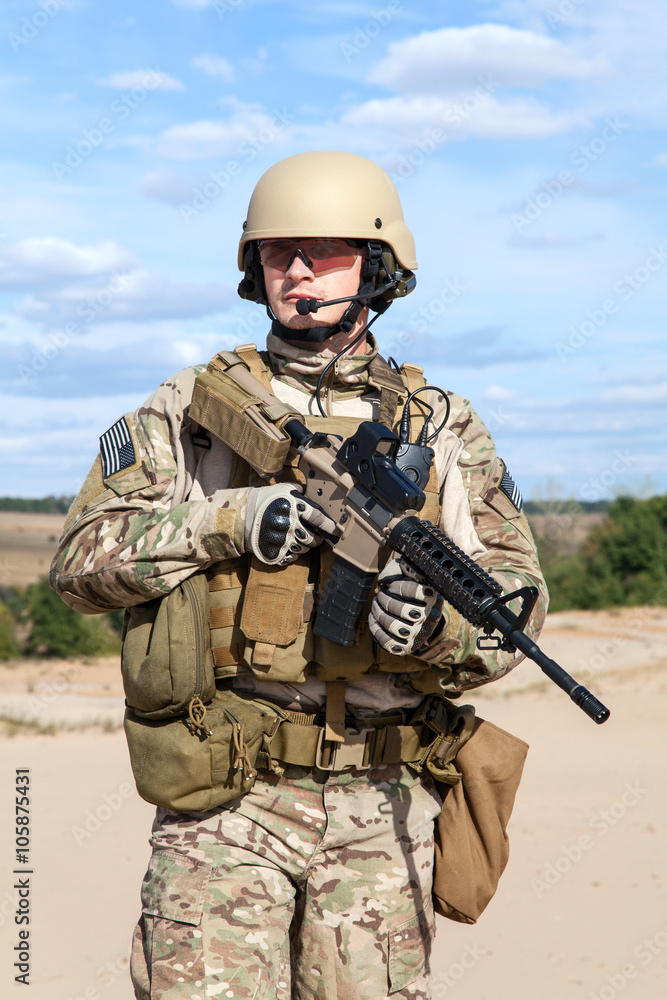 Fototapeta premium US Army Special Forces Group soldier