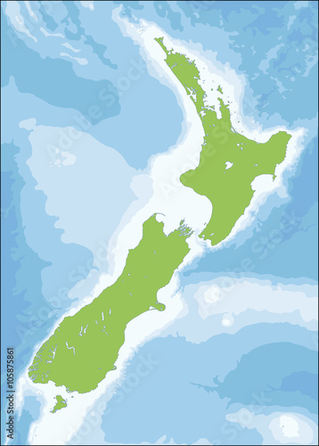 New Zealand map