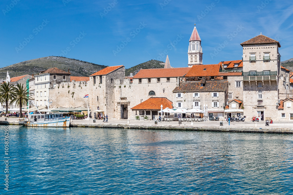 Seafront And Church Tower - Trogir, Croatia