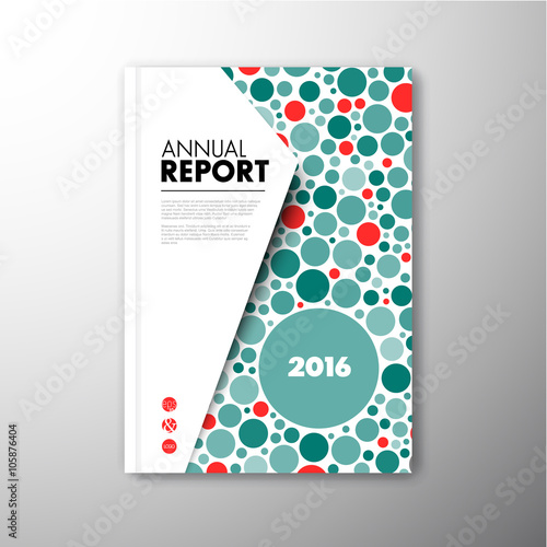 Modern Vector abstract brochure design template