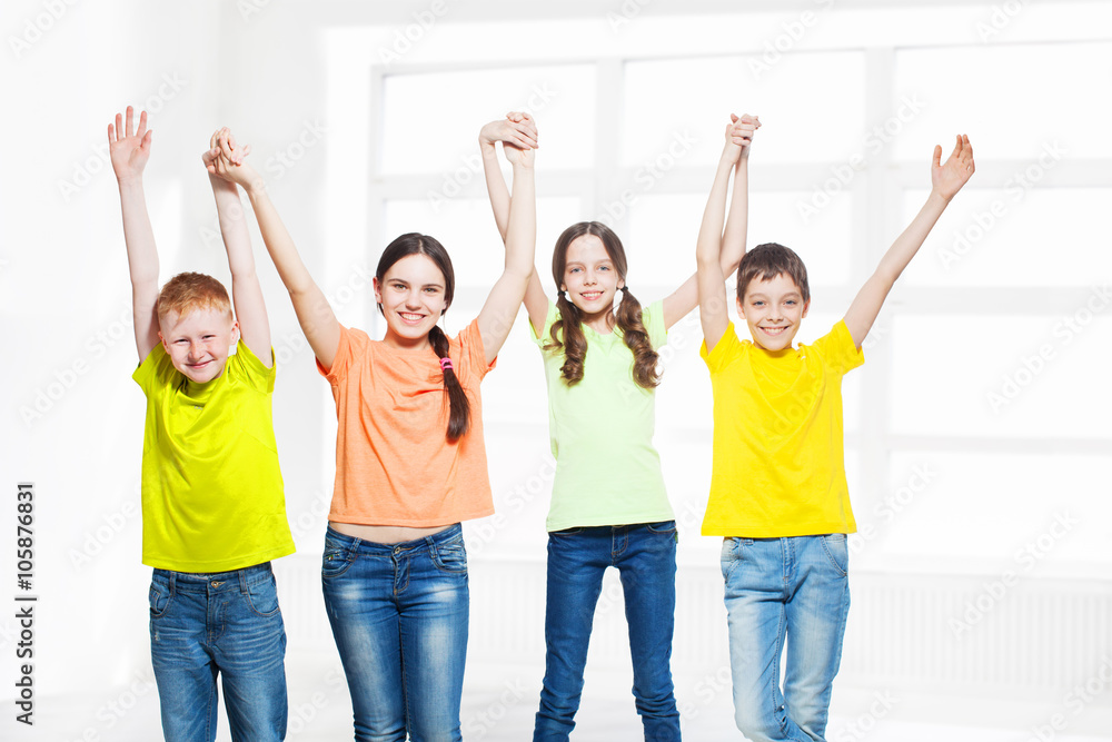Group of happy children Group of happy children