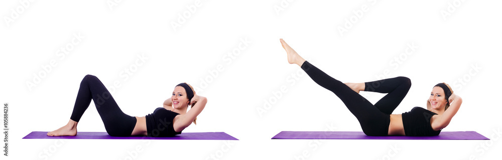 Concept of healthy lifestyle in set Concept of healthy lifestyle in set