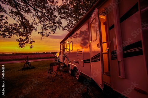 Travel Trailer Camping Spot