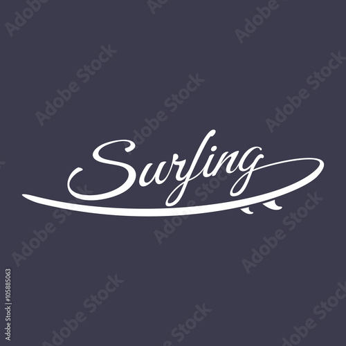 Surfing emblem