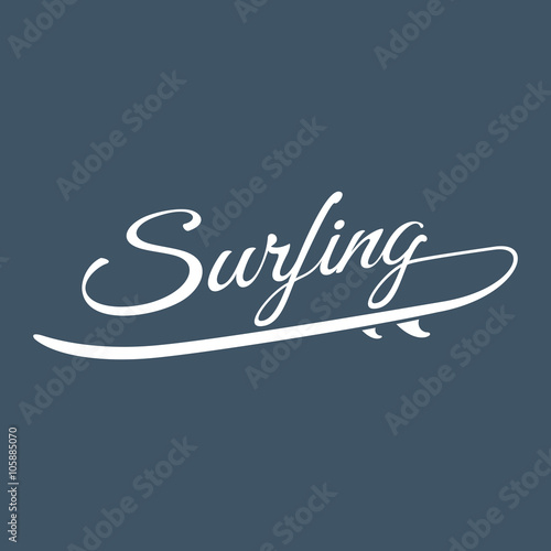 Surfing logo