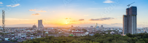 panorama view of the city  thailand