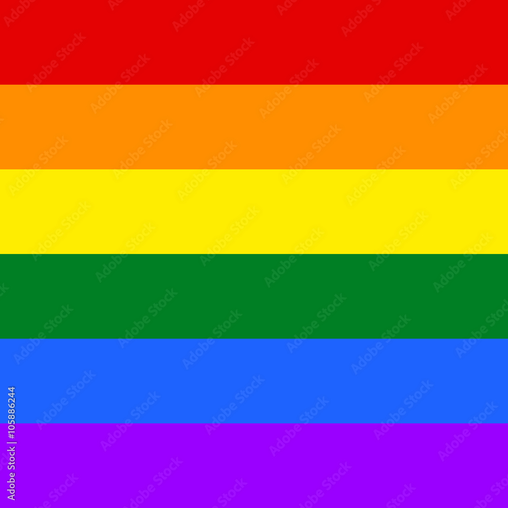 Fototapeta premium Gay and LGBT flag, culture symbol. Raster.