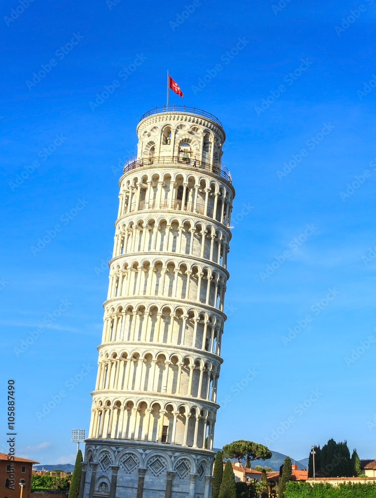 The leaning tower of Pisa, Tuscany, Italy