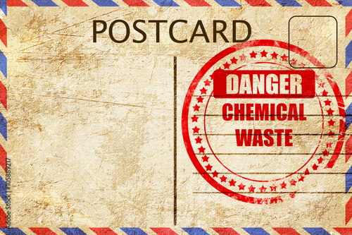 Chemical waste sign