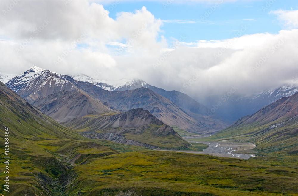 Fototapeta premium Storm Clouds over the Mountains