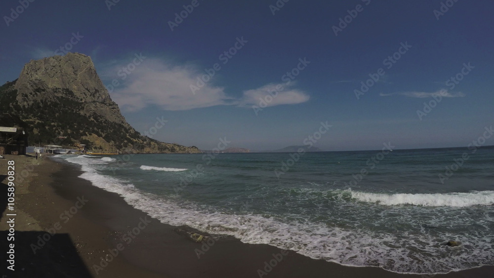 Rocks beach and sea Rocks beach and sea