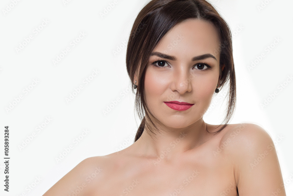 Beautiful face of young adult woman Beautiful face of young adult woman